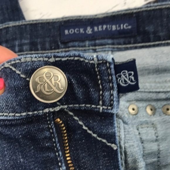 ROCK & REPUBLIC Kasandra Studded Jeans sz 6 - Picture 6 of 9